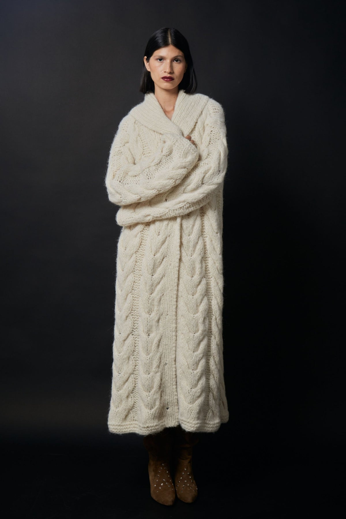 【WHITE 】fringe knit long cardigan Buy Yours Curve White Fringe Hem Cardigan from the Next UK online shop