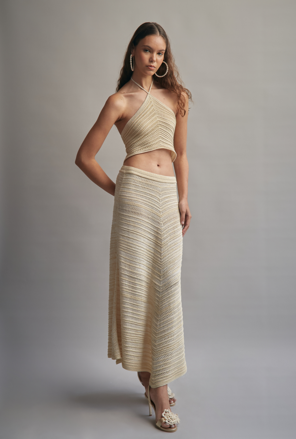 【レア美品】LINEWAND　Mixed Fringe Crop Top LYDIA TOP – Fringe US